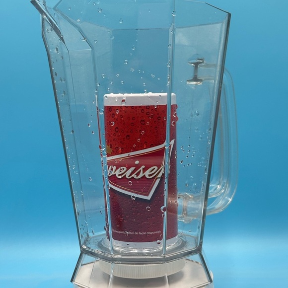 Case of Six 52oz Budweiser Polar Pitchers. Cooling Centre For Ice Cubes. - Picture 2 of 12